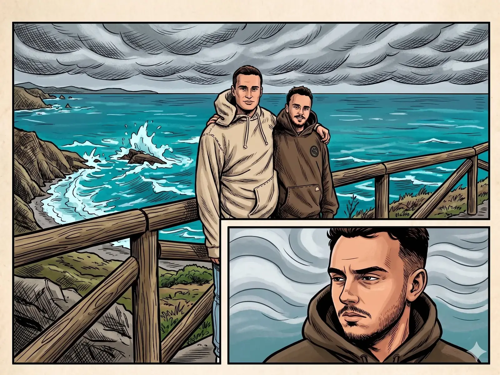 Amikitiae — encuentro junto al mar